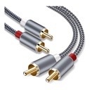 Goalfish RCA Cable Male to Male Audio Stereo Cable 6ft 2-Pac