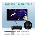 Goalfish RCA Cable Male to Male Audio Stereo Cable 6ft 2-Pac
