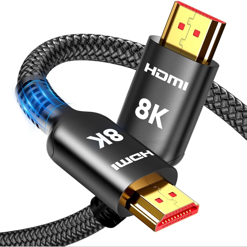 Highwings HDMI 2.1 8K 60Hz / 4k 120Hz High Speed Cable  15ft