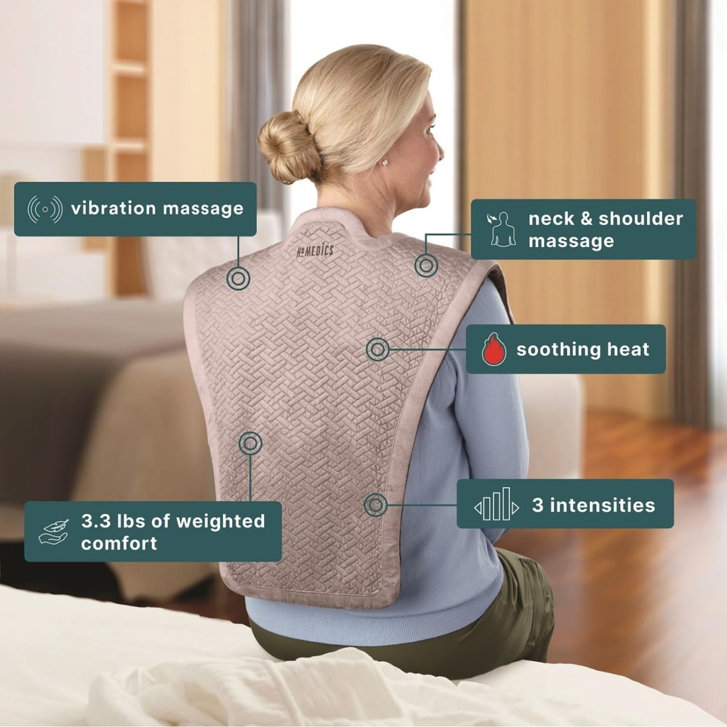 Homedics Comfort Pro Elite Massaging Vibration Wrap with Hea