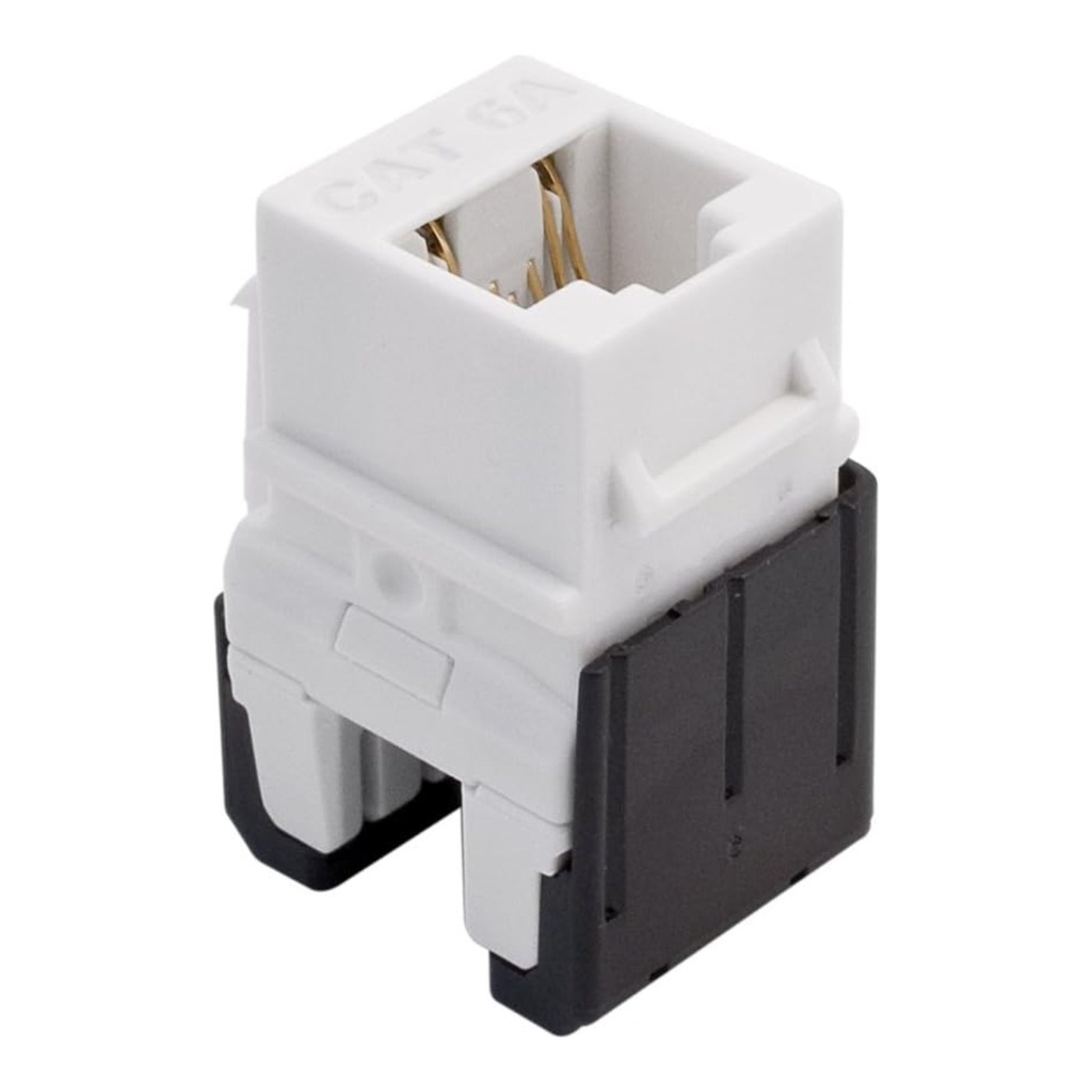 Keystone Cat. 6 RJ45 110 Jack - Black/Blue/White - CAT6110JA