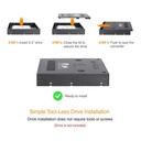 ICY DOCK 2.5” to 3.5” SSD Sata Converter - MB882SP-1S-2B