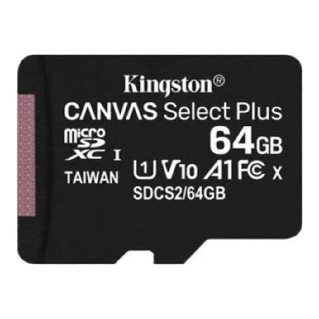 Kingston Micro SDXC Memory Card W/ SD Adapter 64GB - SDCS2/6