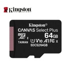 Kingston Micro SDXC Memory Card W/ SD Adapter 64GB - SDCS2/6