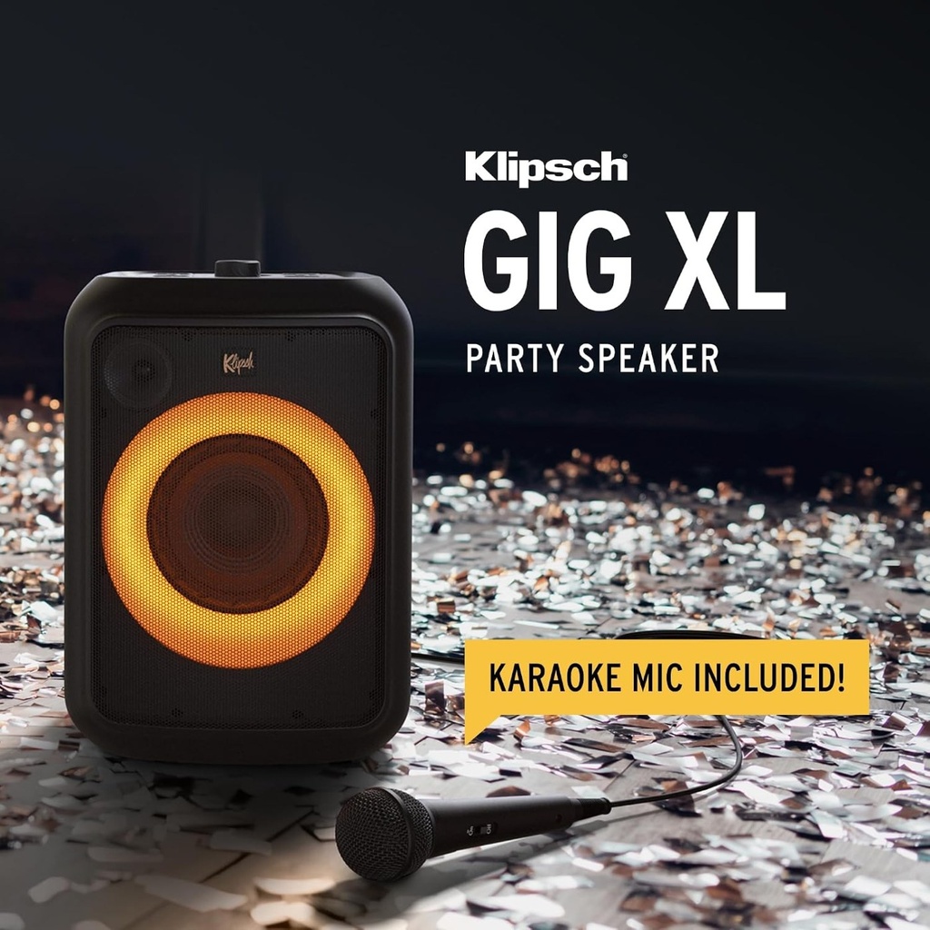 Klipsch Gig XL Portable Wireless Party Speaker - Black - 107