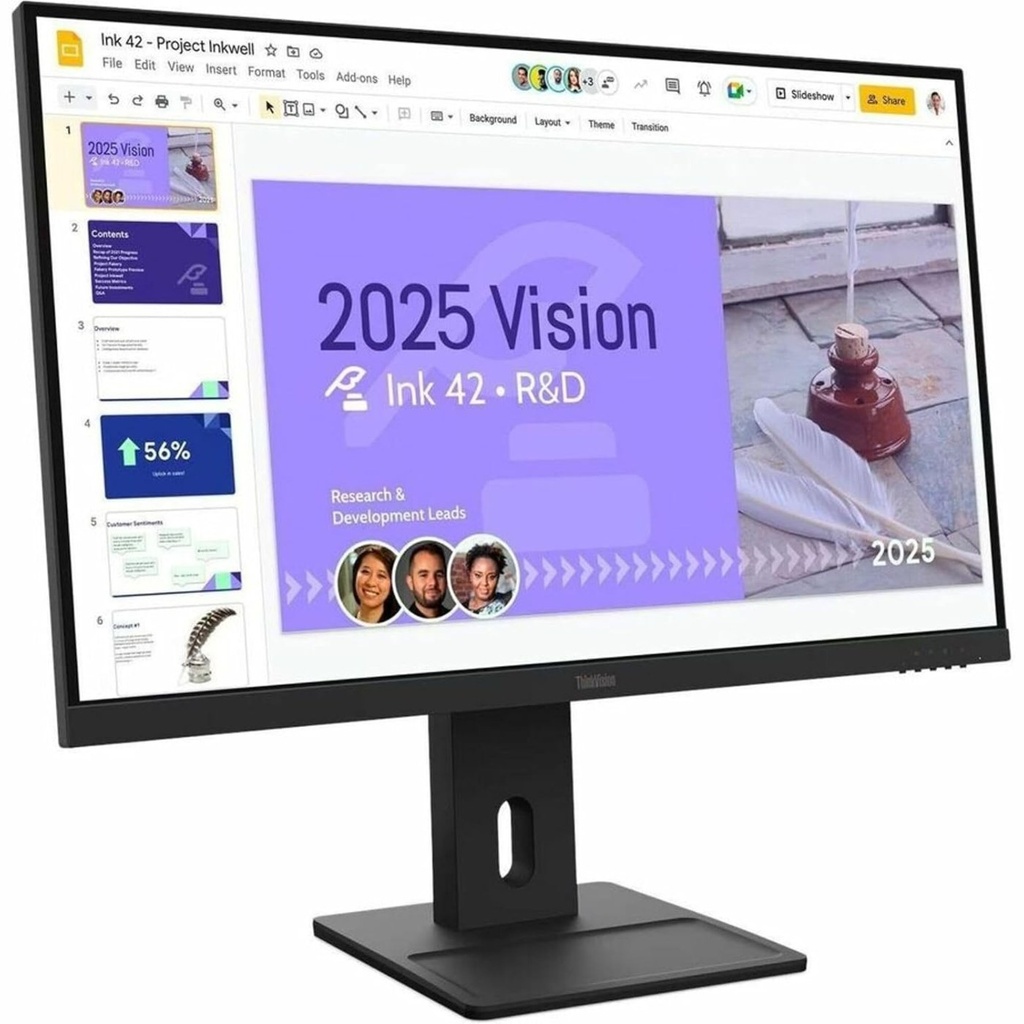 Lenovo - ThinkVision E27Q-40 27" Class WQHD LED Monitor - 64