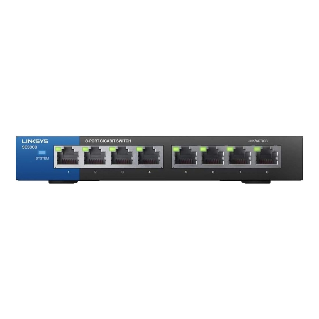 Linksys SE3008 8-Port Gigabit Ethernet Switch