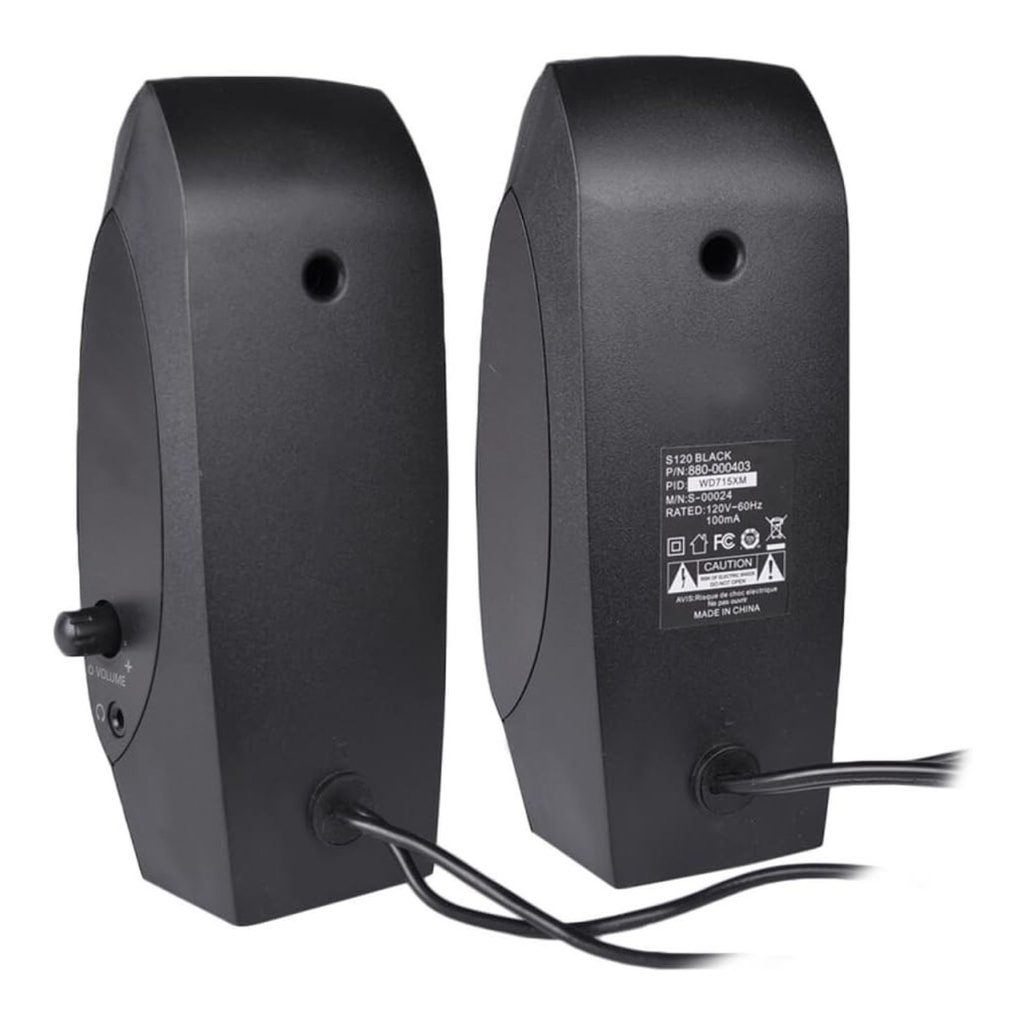 Logitech Speaker S120 - Black - 980-000012