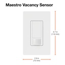Lutron Caseta Motion Sensor Vacancy-Only - PD-VSENS-WH