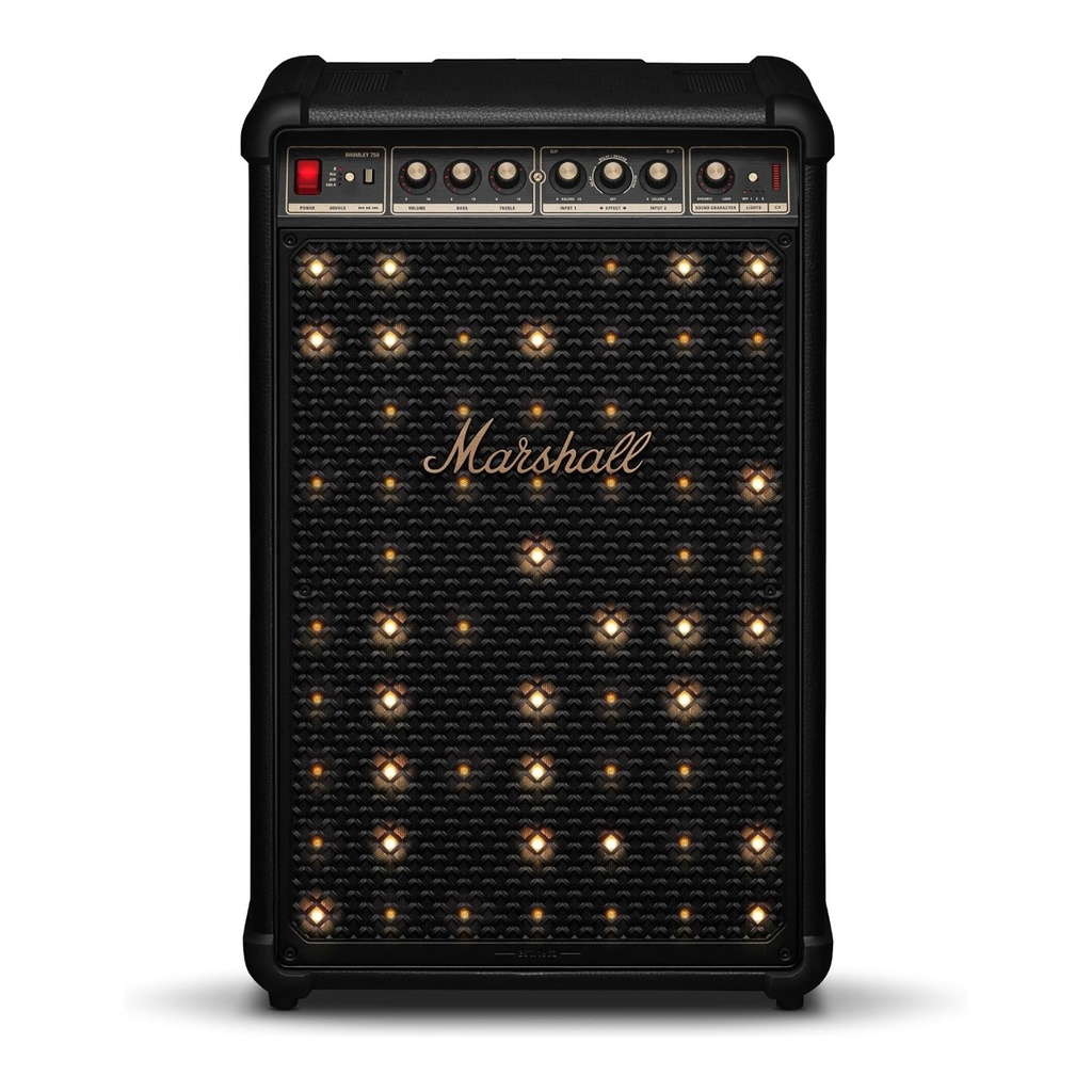 Marshall Bromley 750 Party Speaker - Black and Brass - 10092