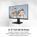 MSI 22" MP225V Flat Monitor 100Hz