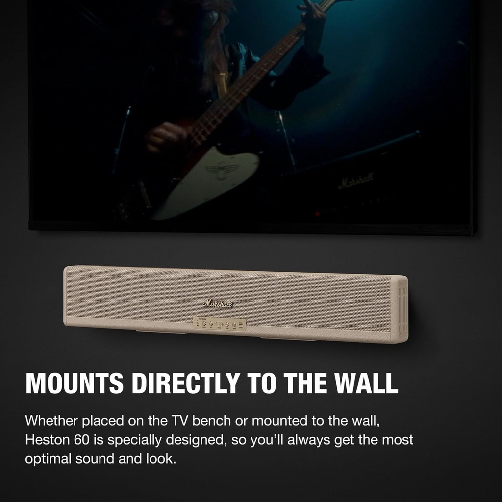 Marshall Heston 60 Soundbar - Cream - 1008950