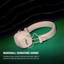 Marshall Major V Bluetooth On Ear Headphones - Cream - 10068