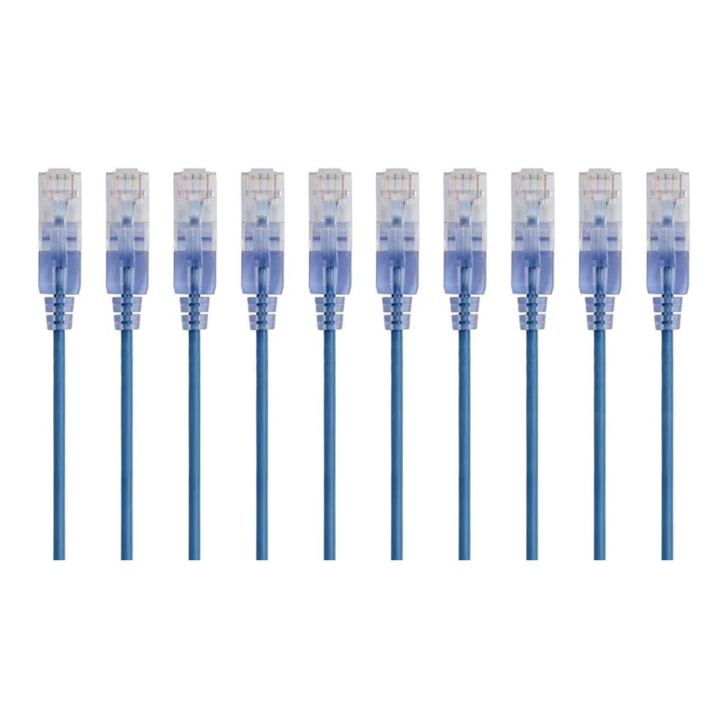 Monoprice SlimRun Cat6A Ethernet Network Patch Cable 0.5 fee