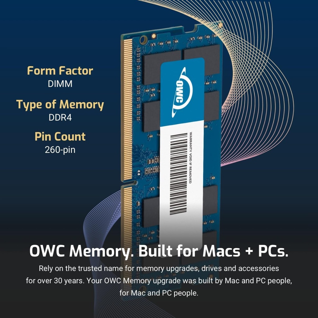 OWC 16GB 2400MHz DDR4 SO-DIMM PC4-19200 - OWC2400DDR4S16G