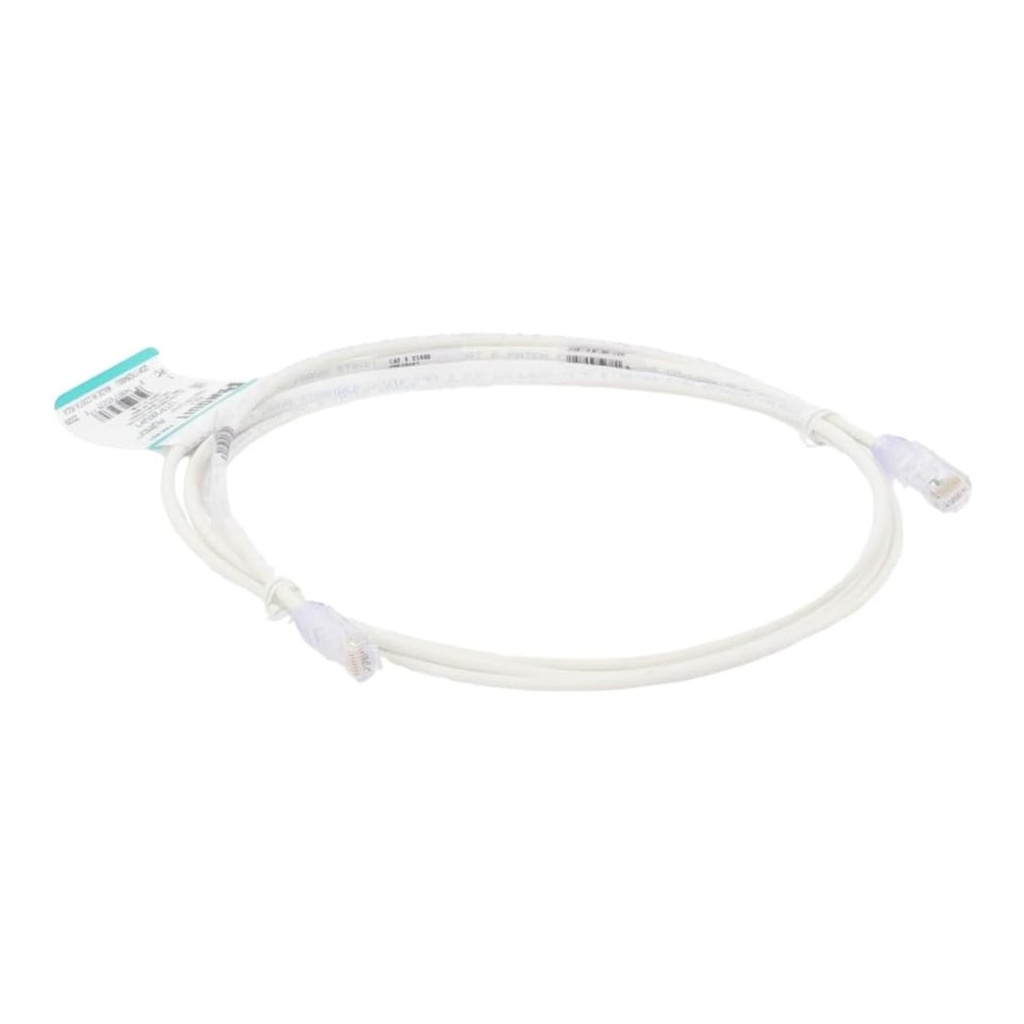 Panduit CAT6 UTP RJ45 TO RJ45 PATCH CORD 7 FEET OFF WHITE - 