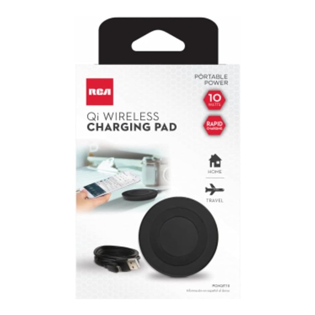 RCA QI Wireless Charging Pad - PCHQIT110