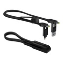 Rolling Square inCharge XL 6-in-1 30cm Cable 100W - Black - 