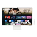 Samsung M80D 32" 4K HDR Smart Monitor with Webcam - Warm Whi