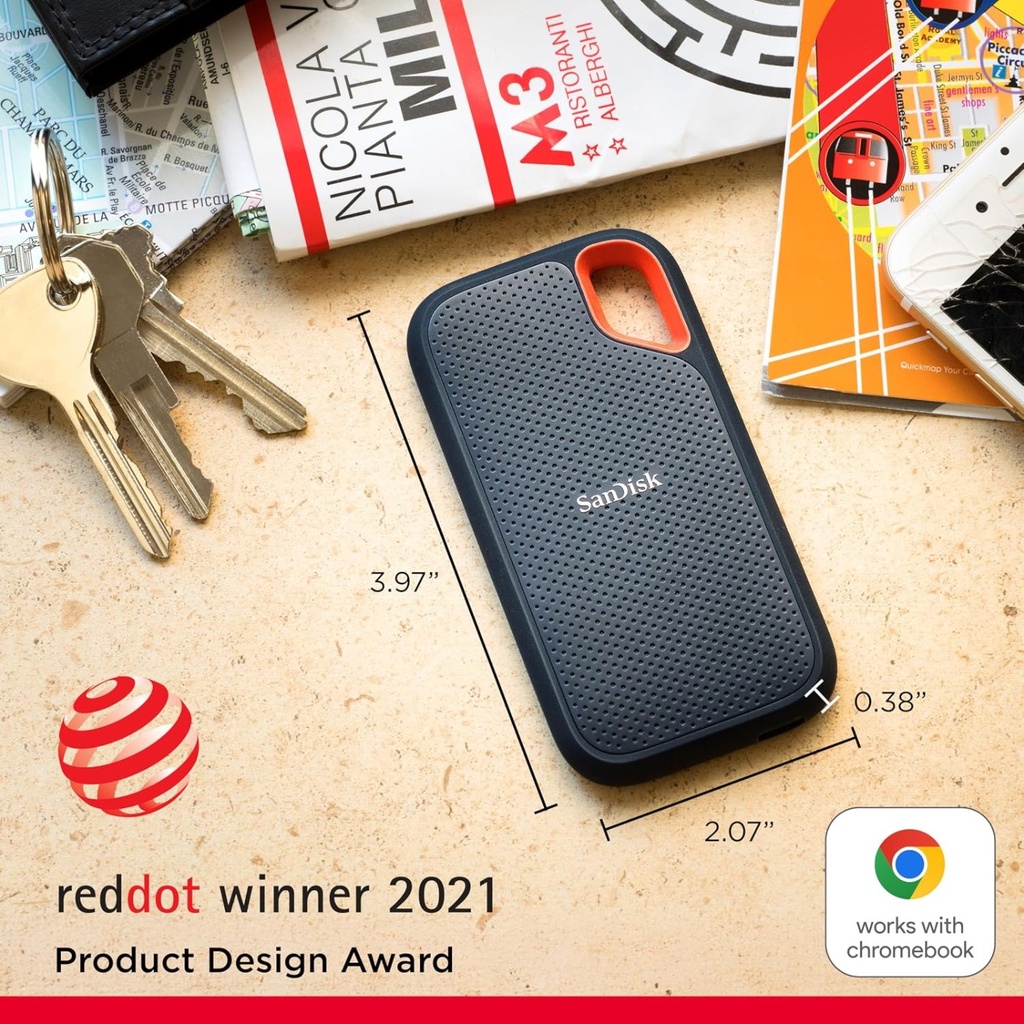 SanDisk 2TB Portable SSD - SDSSDE30-2T00-G26