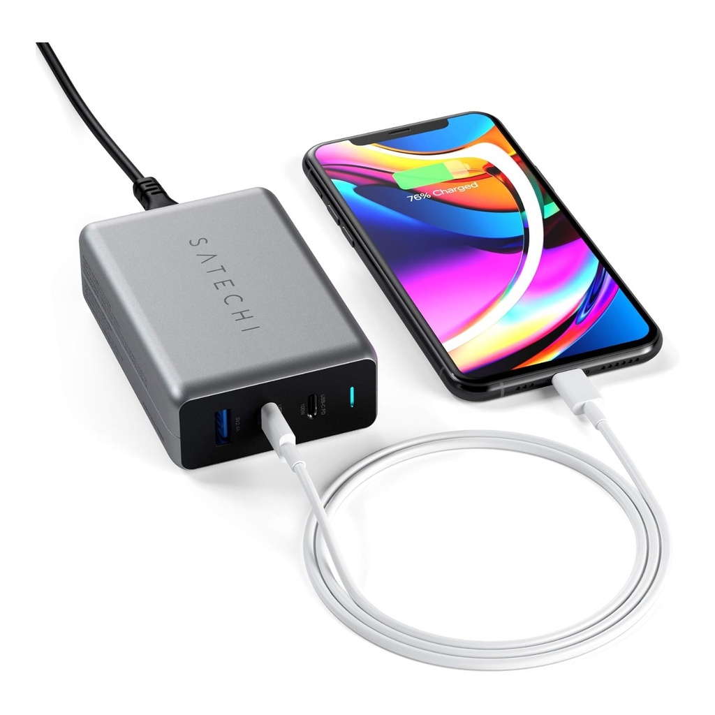 Satechi 100W Type C PD Compact Gan Charge - ST-TC100GM