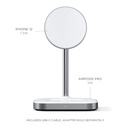 Satechi Aluminum Lightning Charging Stand - Silver - ST-AIPD