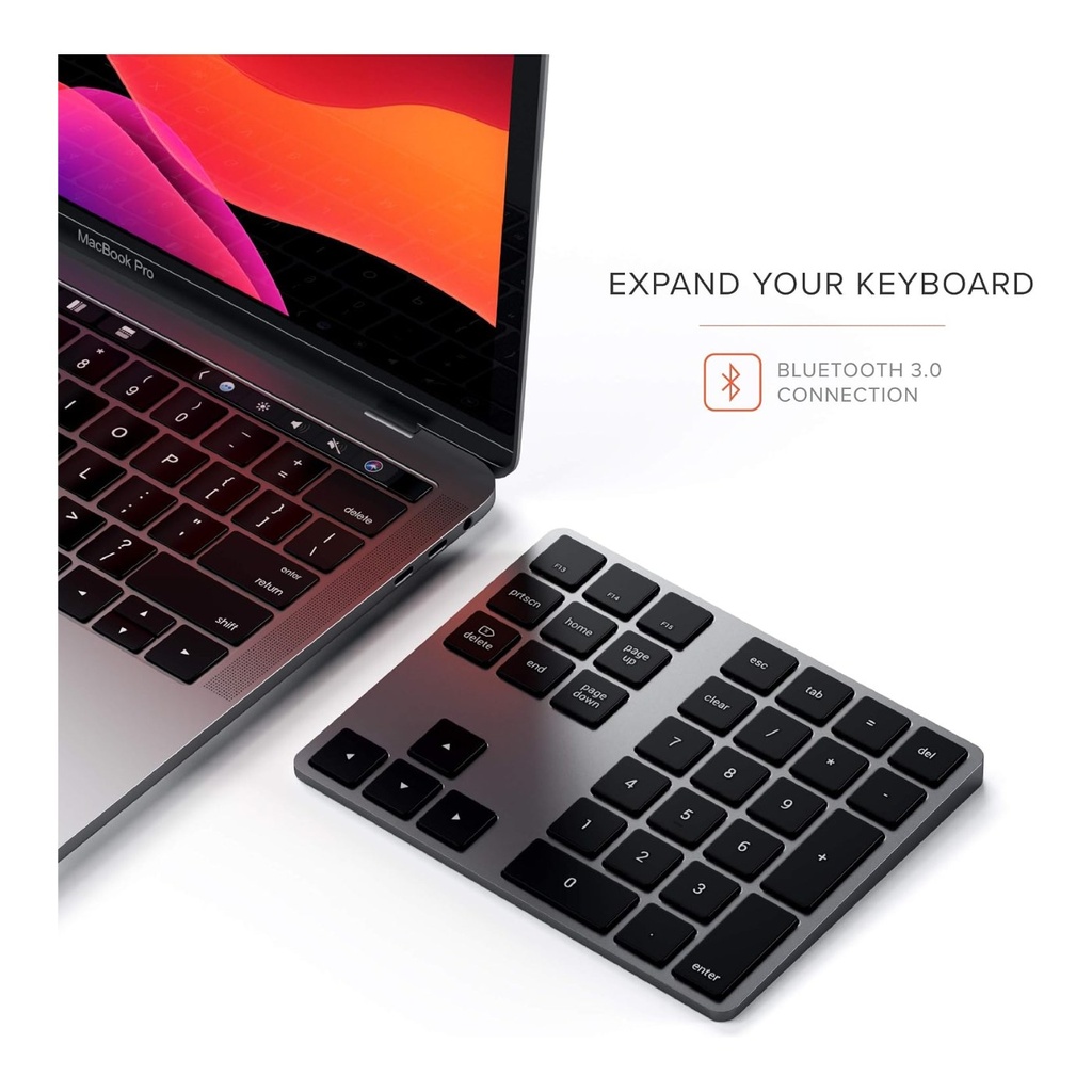 Satechi Bluetooth Extended Keypad - Space Gray - ST-XLABKM