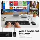 Satechi Slim CLX3 Wired Keyboard & Mouse