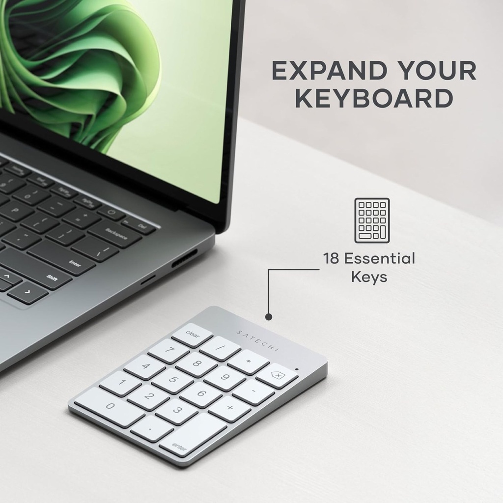 Satechi Slim Aluminum Keypad Silver - ST-SALKPS