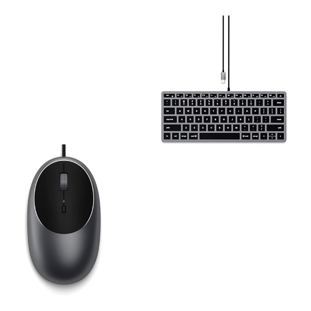 Satechi Slim W1 Wired Backlit Keyboards for Mac - ST-UCSW1M
