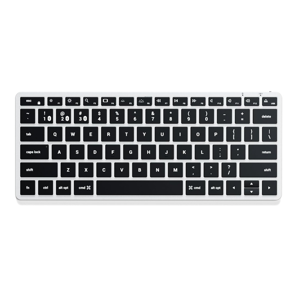 Satechi Slim X1 Bluetooth Backlit Keyboard - Silver - ST-BTS