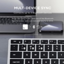 Satechi Slim X1 Bluetooth Backlit Keyboard - Silver - ST-BTS