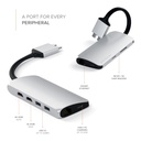 Satechi USB-C Dual Multimedia Adapter - Silver - ST-TCDMMAS