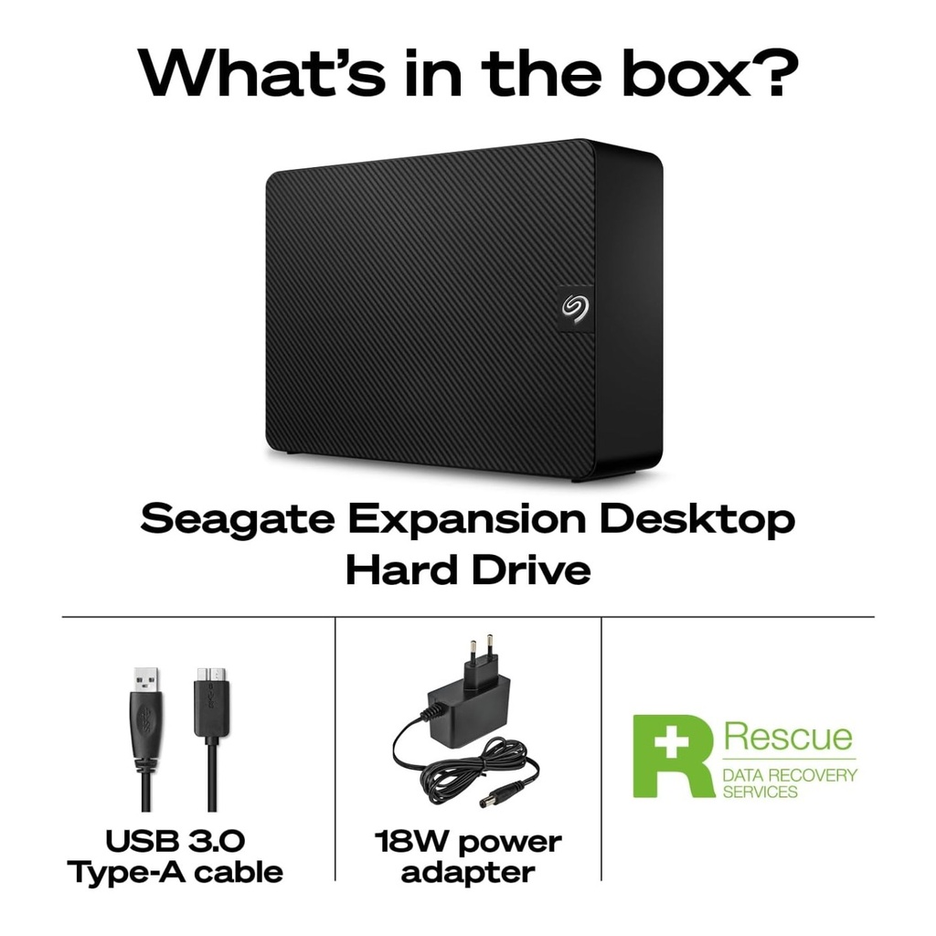 Seagate 12TB Expansion Desktop USB 3.0 External Hard Drive -