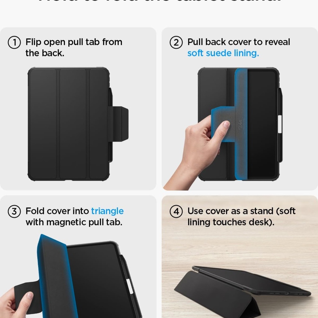 Spigen Case Rugged Armor for iPad 10.9 - Black - ACS05552