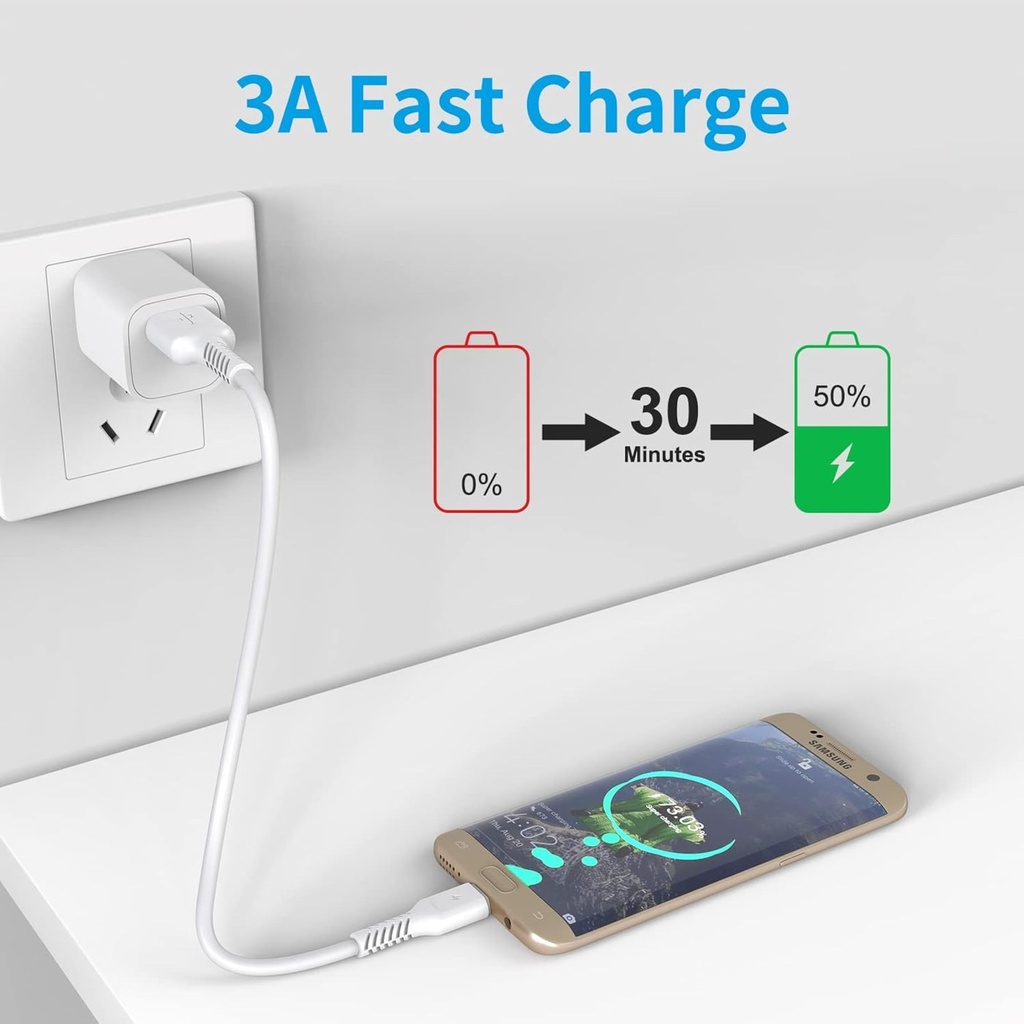 Short Micro USB Cable 1ft Uliftus