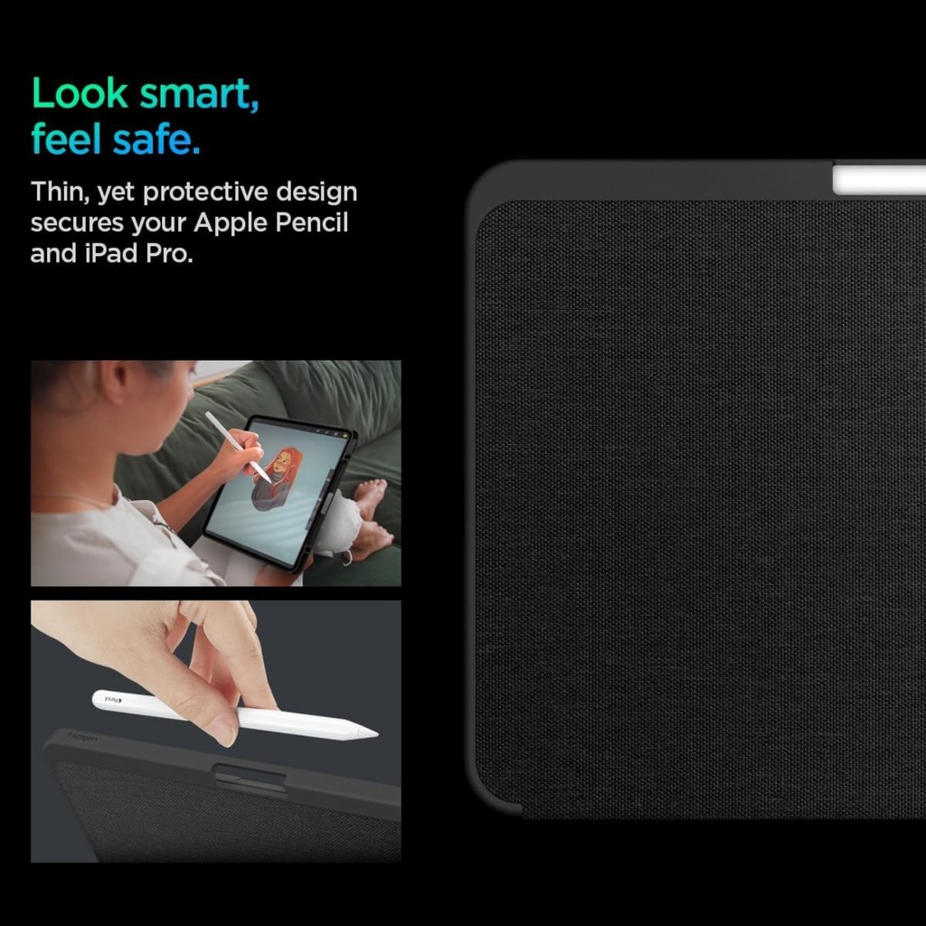 Spigen Case Urban Fit for iPad Pro 11" - Black - ACS01054