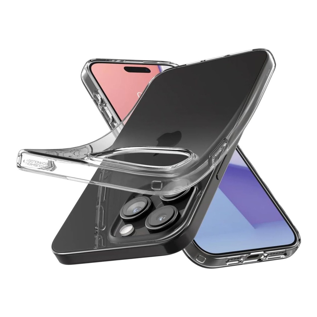 Spigen Crystal Flex Case for iPhone 15 Pro Max - Clear - ACS