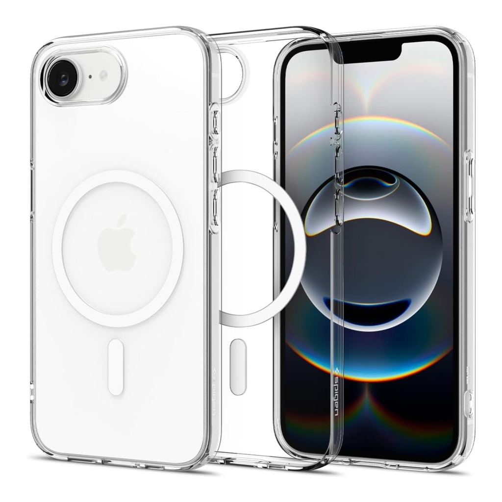 Spigen Crystal Flex Magfit for iPhone 16e - Clear White - AC