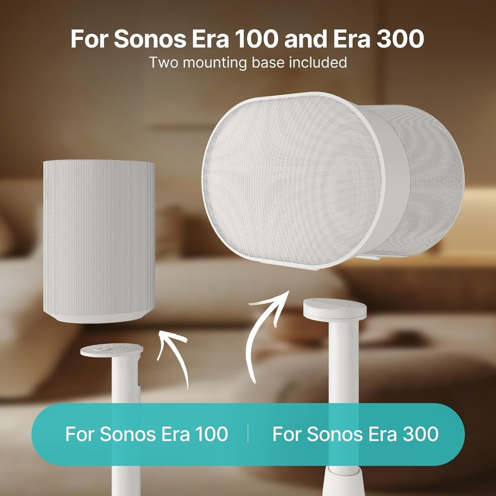 Sonos Era 100 Stand Pair - White - E10SPWW1