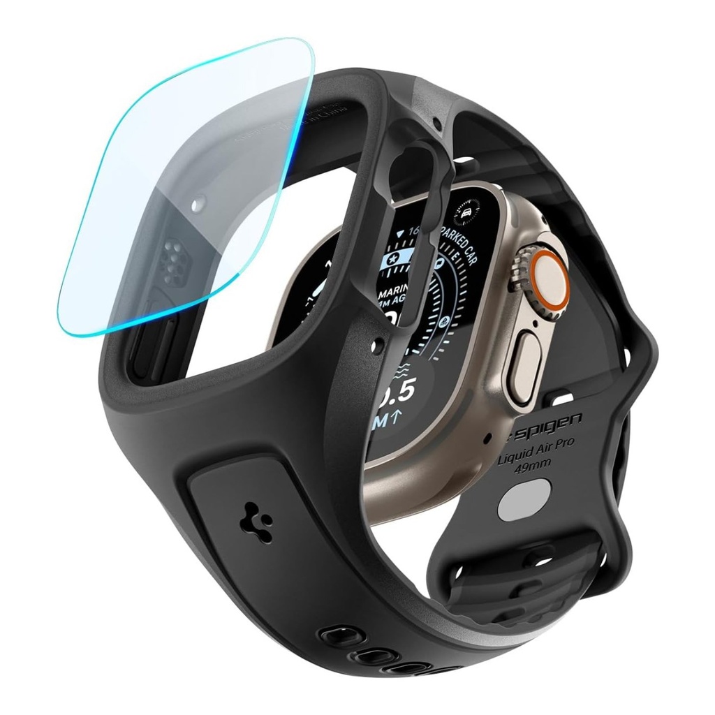 Spigen Liquid Crystal Pro Case + Band For Apple Watch - Clea