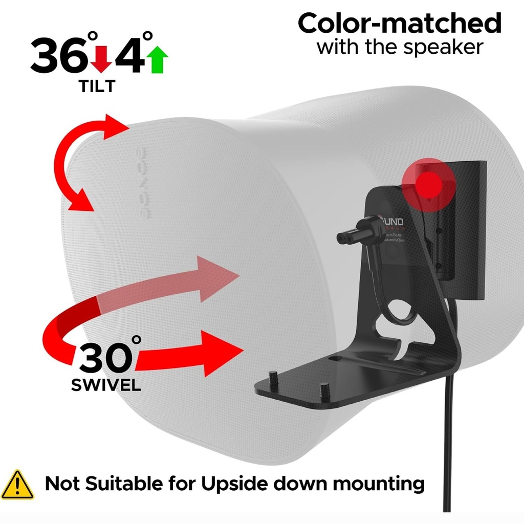 Sonos Era 300 Wall Mount - Black - E30MTWW1BLK
