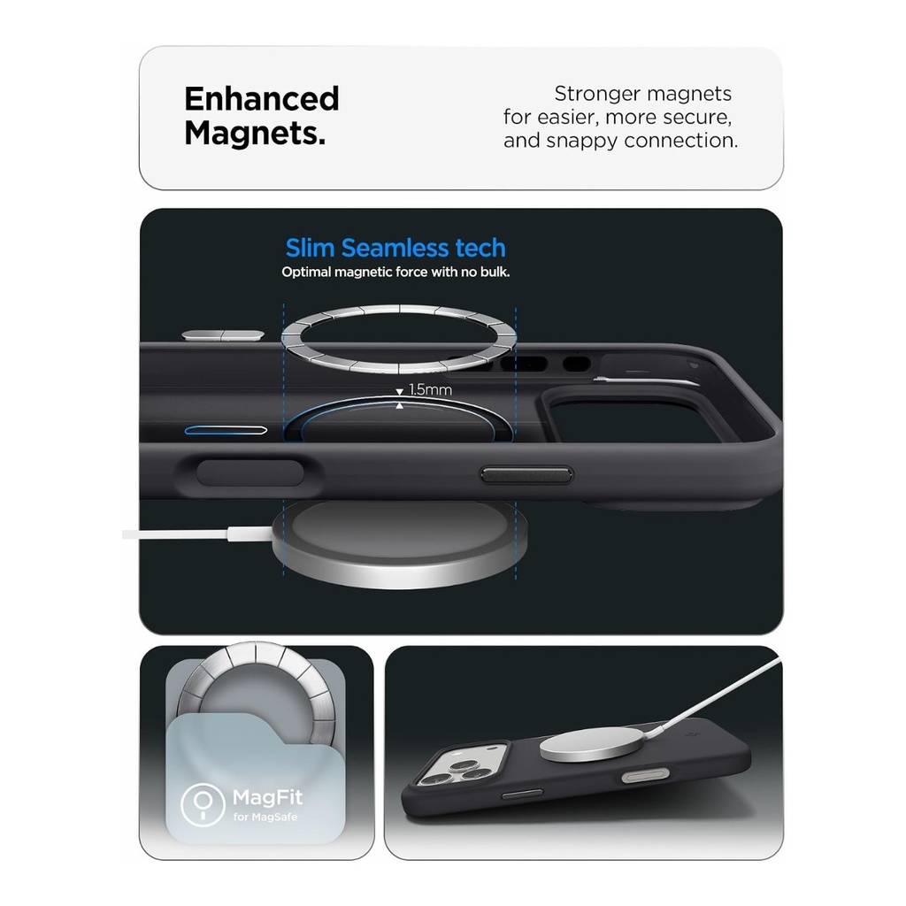Spigen Silicone Fit (Mag Fit) for iPhone 