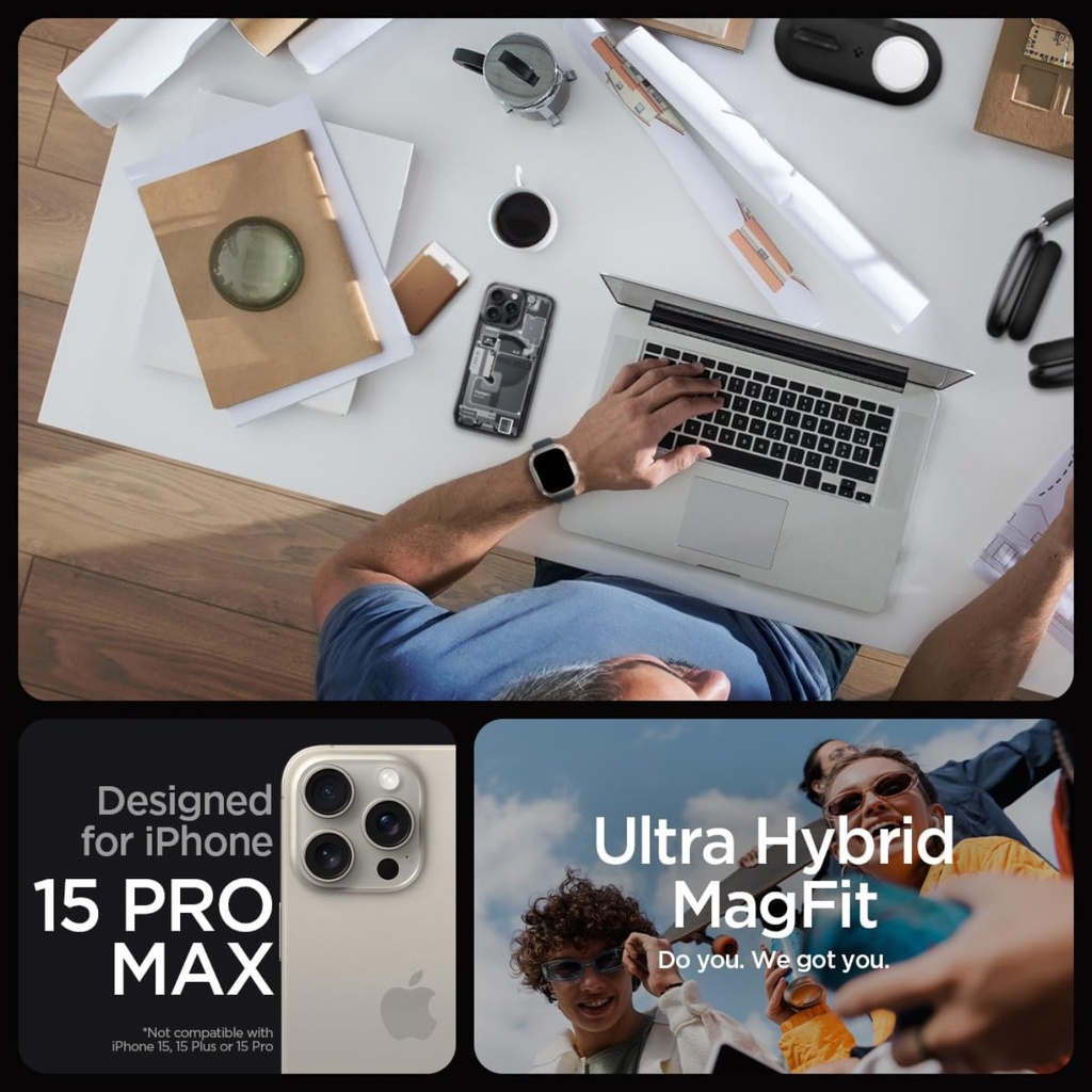 Spigen Ultra Hybrid MagFit for iPhone 15 Pro Max