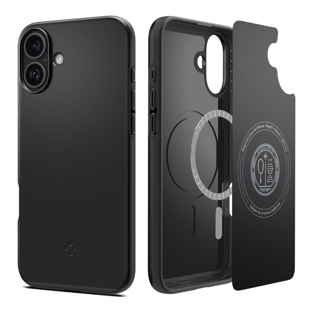 Spigen Thin Fit Case for iPhone 16e - Black - ACS09135