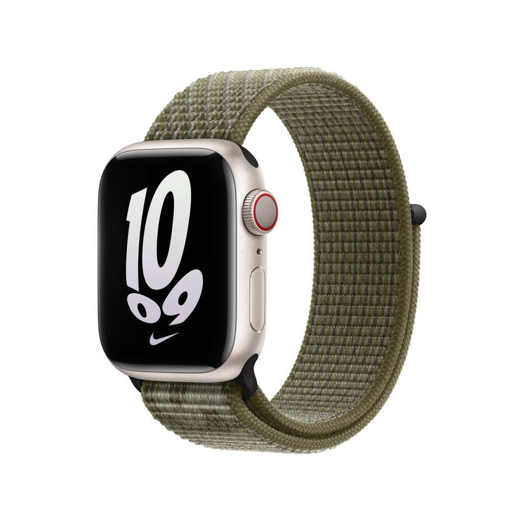 Apple Watch 41mm Sport Loop - Sequoia/ Pure Platinum 1