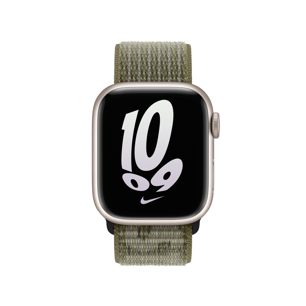 Apple Watch 41mm Sport Loop - Sequoia/ Pure Platinum 2