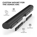 Sonos Wall Mount kit for Arc Ultra - AR2WMWW1BLK