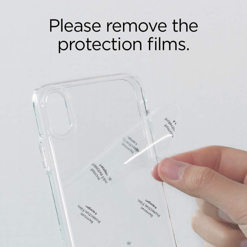 Spigen Ultra Hybrid diseño para iPhone Xs/X Case - Clear - 0