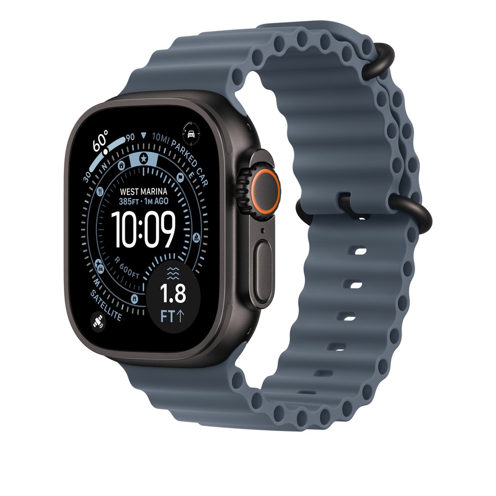 Apple Watch Ocean Band One Size 49mm - Anchor Blue  1